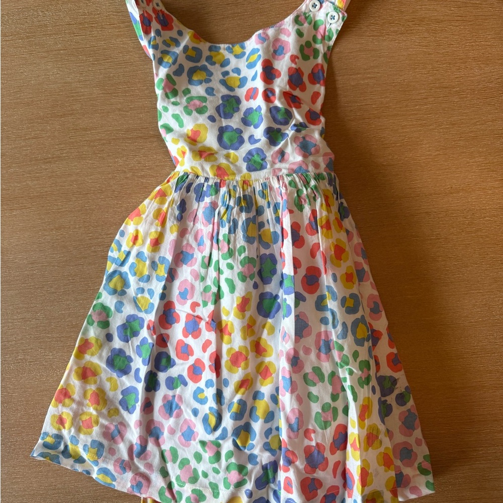 Mini Boden Multicolor Floral Kids Dress